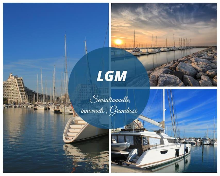 Les Marines De Haute Plage*Lumineux*Parking La Grande Motte Dış mekan fotoğraf